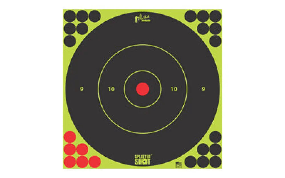 Pro-shot Target 12’’ Green Bullseye 5pk Buy at Faith and Freedom Outdoors - Adhesive Targets