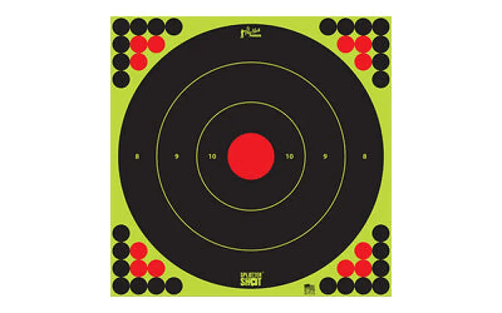 Pro-shot Target 17’’ Green Bullseye 5pk Buy at Faith and Freedom Outdoors - Adhesive Targets