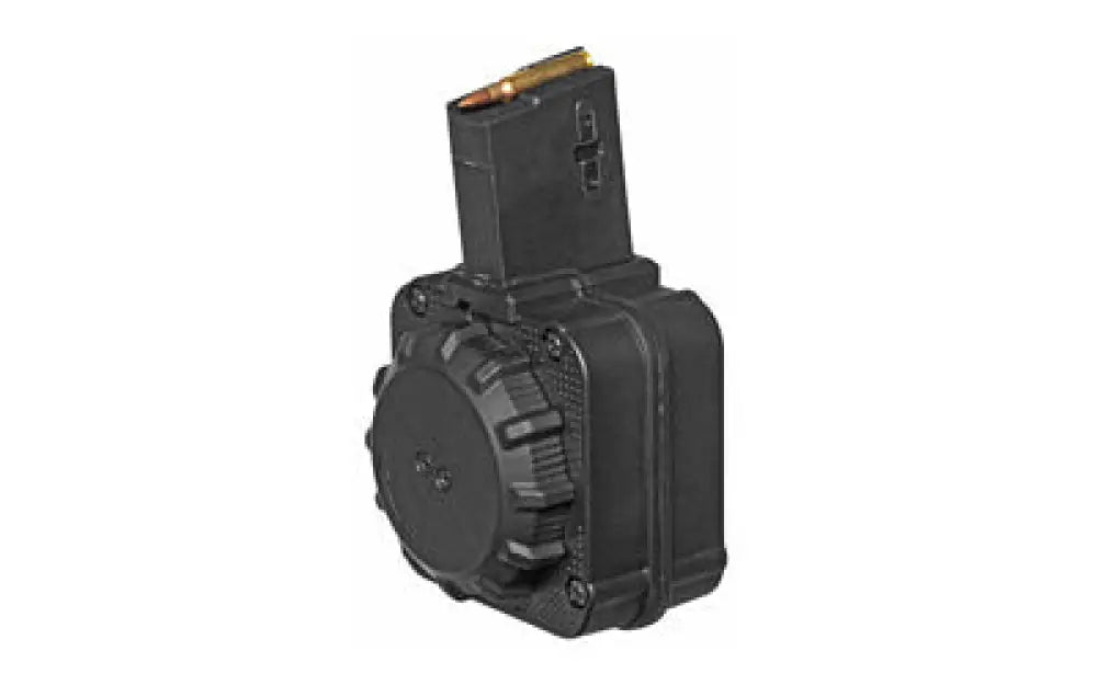 Promag Ar-15 5.56 65 Round Drum Black Poly Buy at Faith and Freedom Outdoors - Rifle Magazines - Magazine