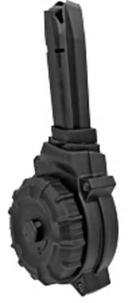 Promag Magazine 9mm 50 Round Drum Fits Browning Hi-power Polymer Black - Drm-a56