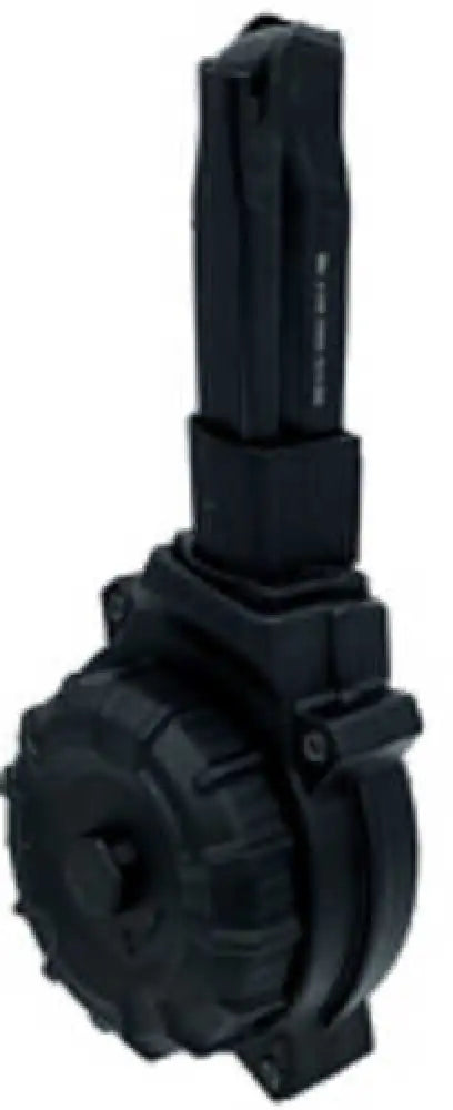 Promag Magazine Drum 9mm 50 Rounds Ruger Max 9 Polymer Construction Black - Drm-a100