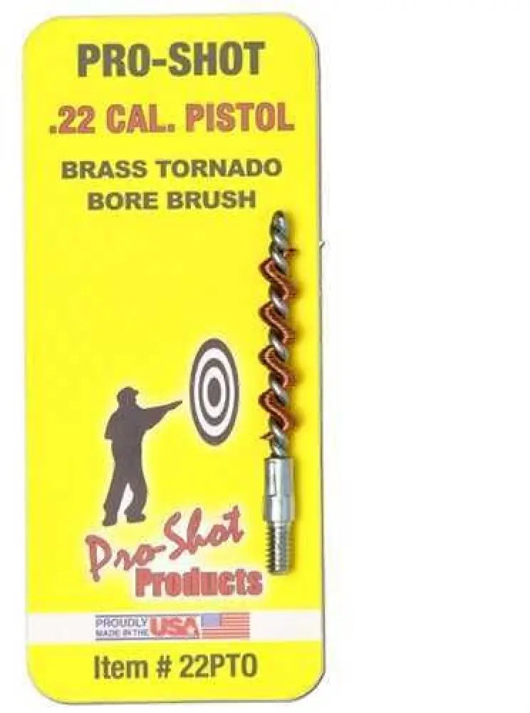 Proshot 22pto.22 Caliber Pstl Tornado Bore Brush - 22pto