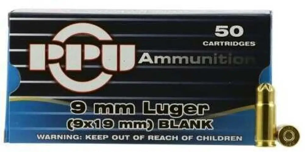 Prvi Partizan Blank 9mm Luger 50 Bx Ppb9l