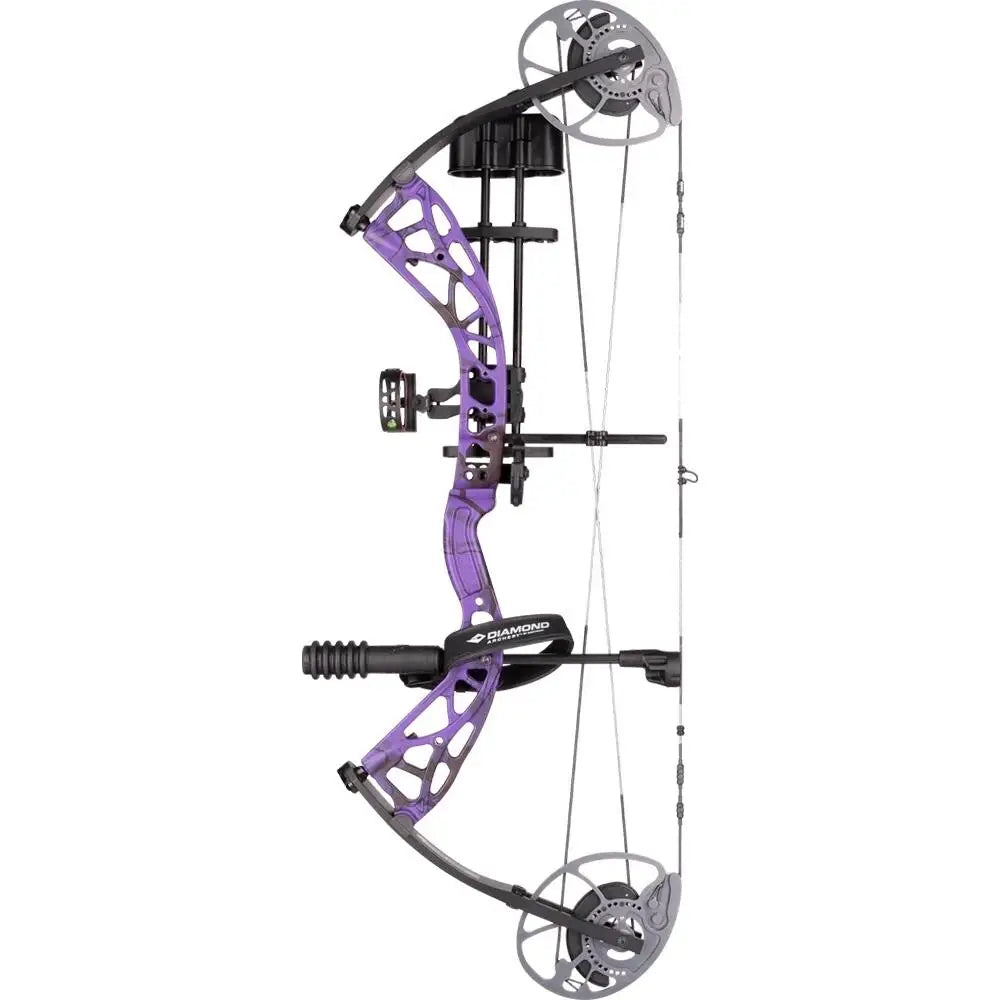 Pure Archery Group Bows Diamond Edge Max Bow Right Hand 20-70# Purple Blaze Buy at Faith and Freedom Outdoors