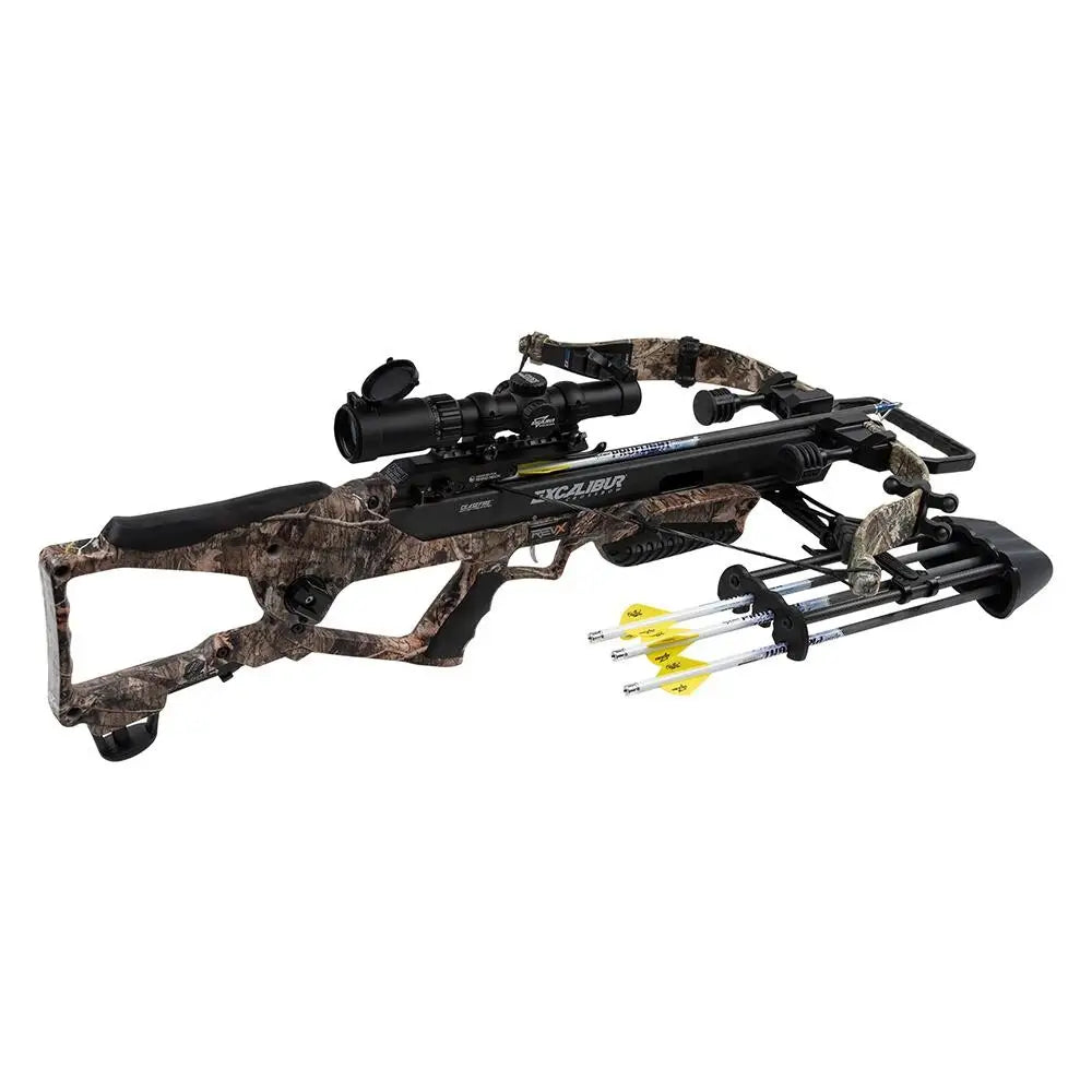 Pure Archery Group Crossbows Excalibur Revx Crossbow with Overwatch Scope Mossy Oak Country Dna Buy at Faith