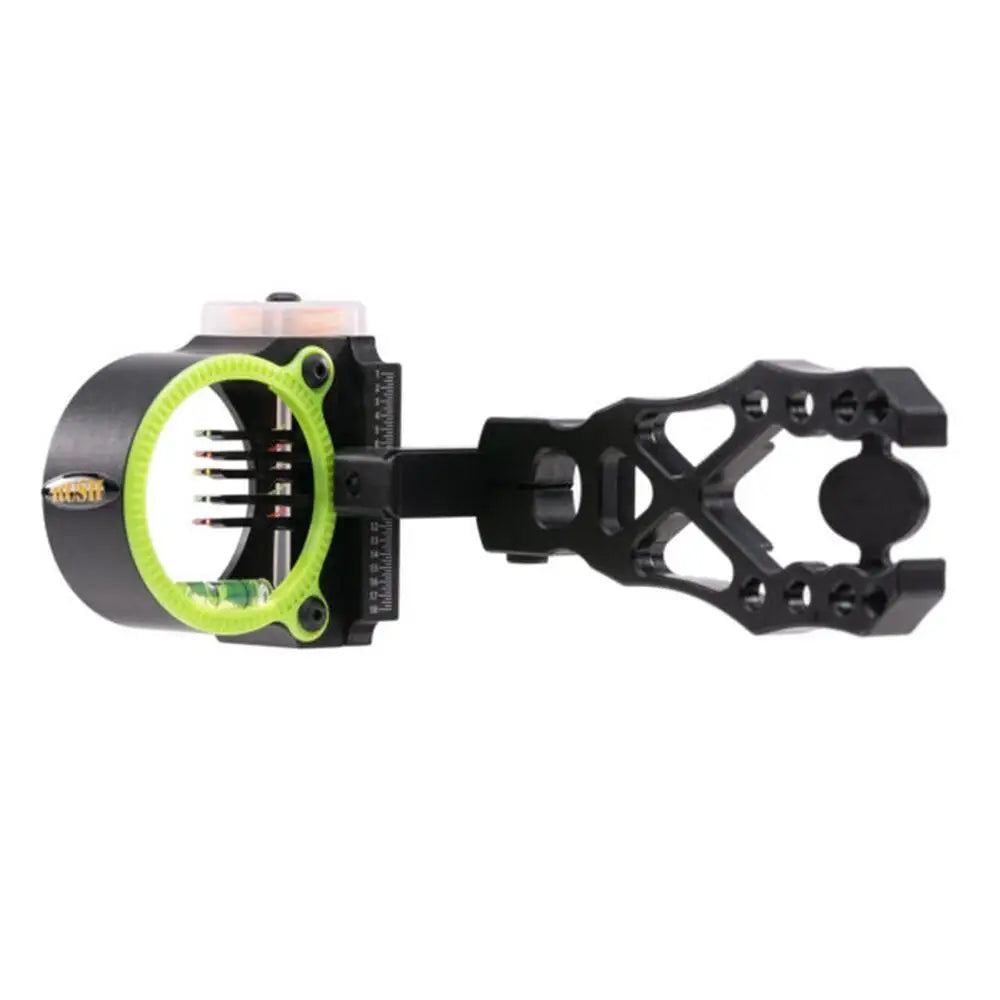 Pure Archery Group Sights & Scopes Black Gold Flash Point Rush 5 Pin Scope.019 Right Hand Buy at Faith and Freedom