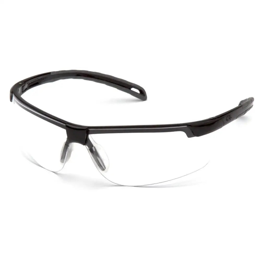 Pyramex Safety Glasses|shooting Glasses Ever-lite Shooting Black with Clear Lens Buy at Faith and Freedom Outdoors