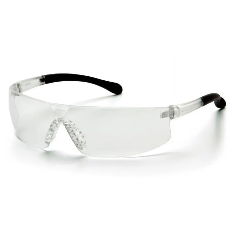 Pyramex Safety Glasses|shooting Glasses Provoq Black with Clear Lens Buy at Faith and Freedom Outdoors