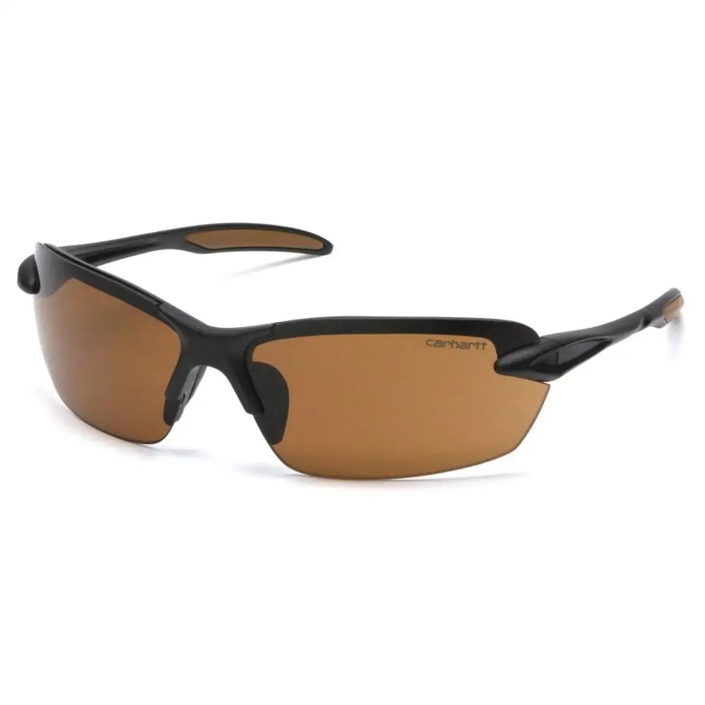 Pyramex Safety Glasses|shooting Glasses Spokane Shooting Black with Sandstone Bronze Lens Buy at Faith and Freedom