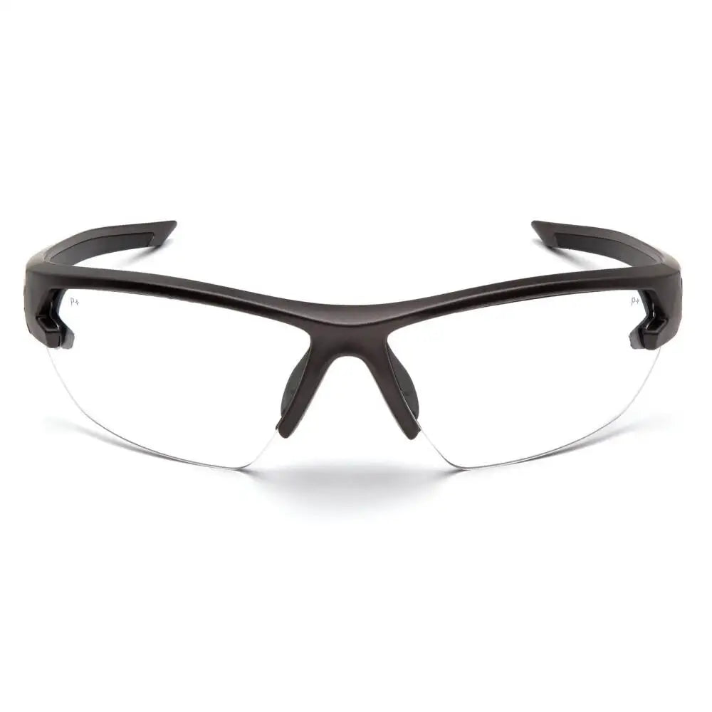 Pyramex Safety Glasses|shooting Glasses Venture Gear Semtex 2.0 Shooting Gun Metal Frame with Clear Anti-fog Lens Buy