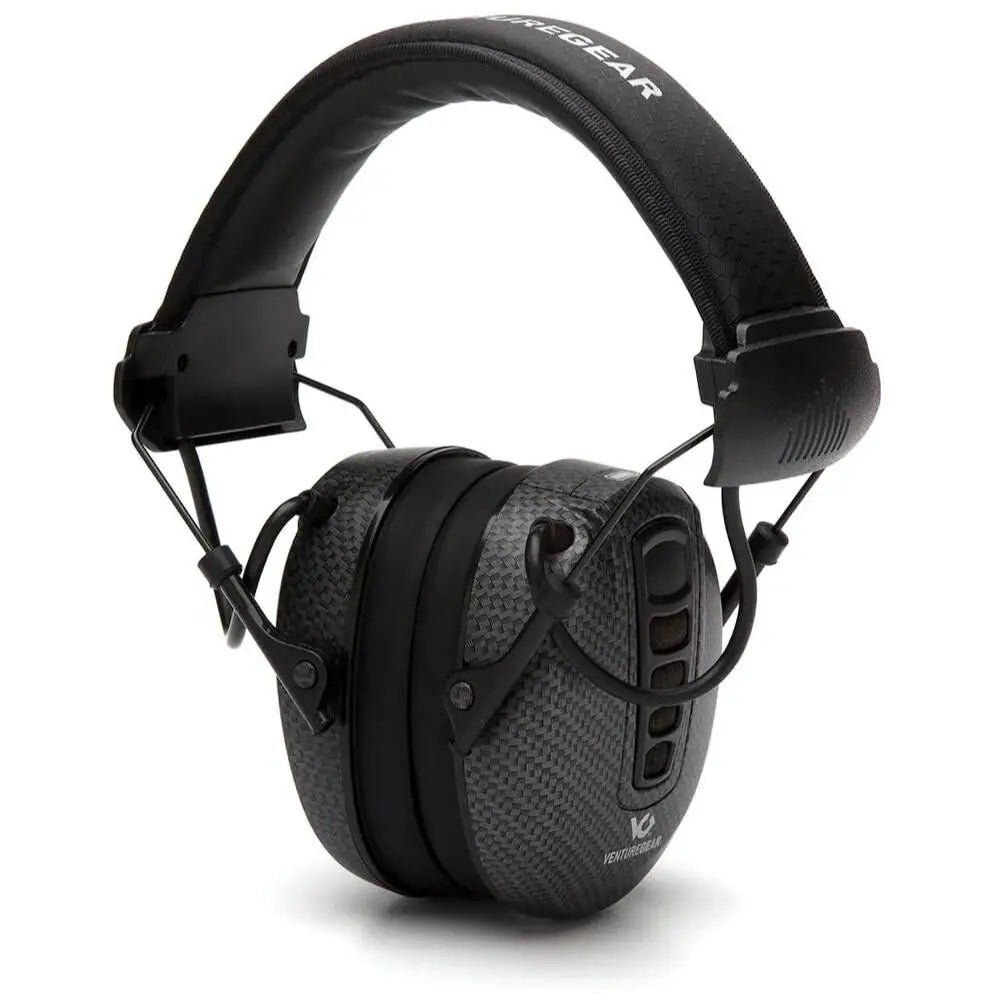 Pyramex Safety Shooting|ear Muffs Clandestine Electronic Earmuff 24db Black Graphite Pattern Buy at Faith and Freedom