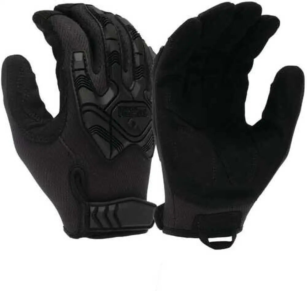 Pyramex Venture Gear Heavy-duty Impact Operator Gloves Black Xl - Vgtg40bxl