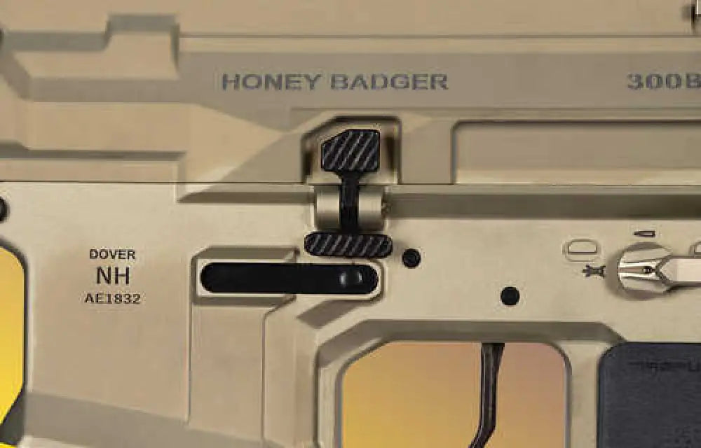 Q Llc Accbbc Balanced Bolt Catch Oversized Black Fits Ar-15 & Honeybadger - Accbbc