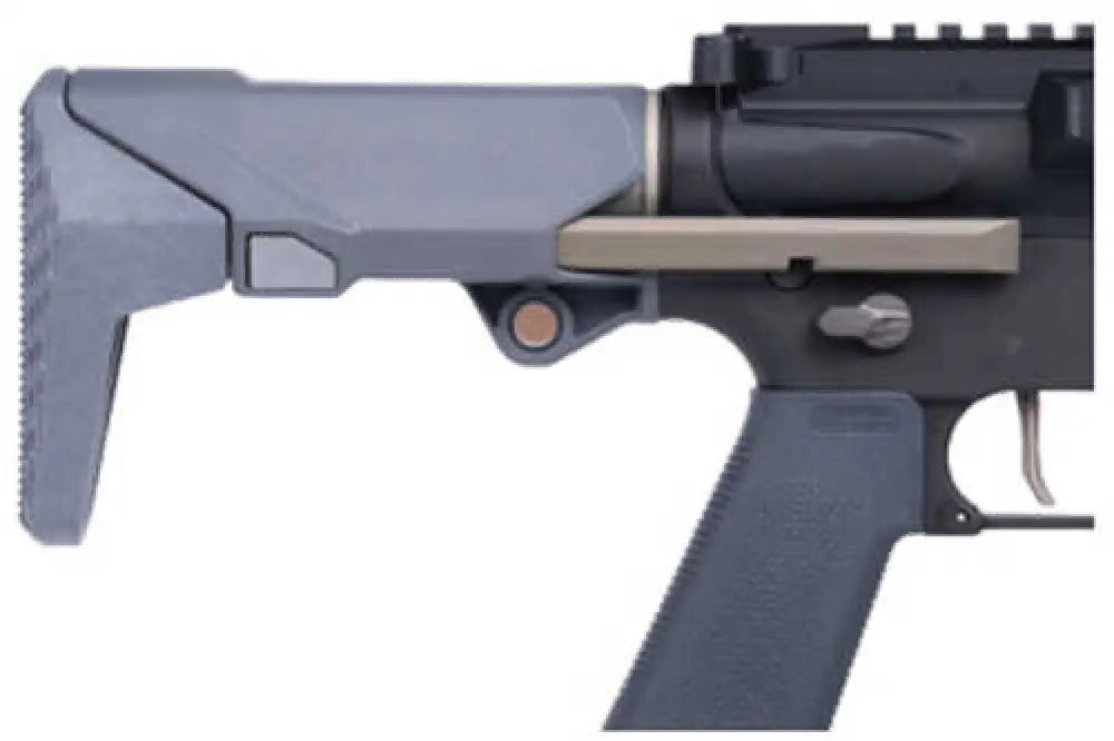 Q Shorty Stock Gray 2 Position Fits Ar/m4 Receivers Includes Recoil Spring and 3oz Buffer - Q-acc-shorty-stock-gra