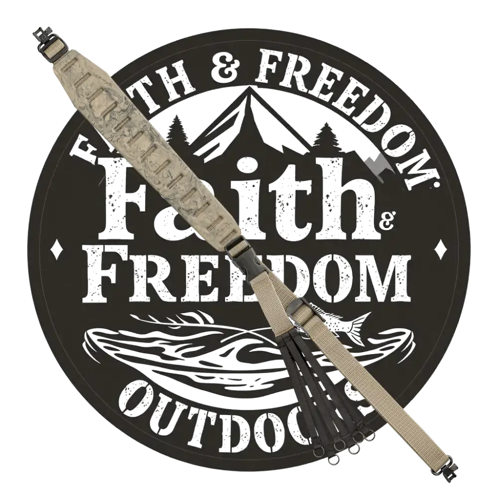 Quake Slings Claw 2.0 Game Hauler Rifle Sling Sand Camo Buy at Faith and Freedom Outdoors