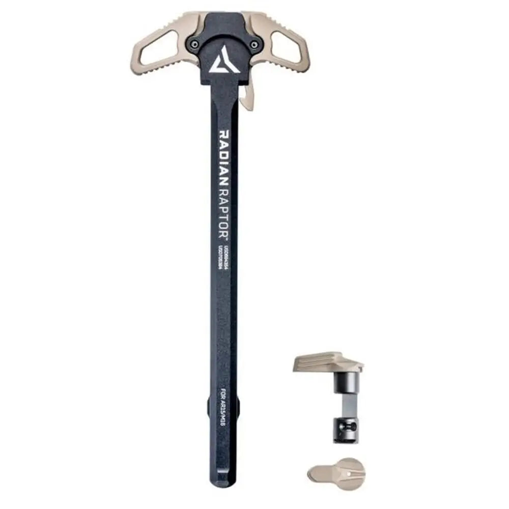 Radian Weapons Charging Handles/bolt Knobs Combo Raptor Ar-15 Handle Fde Ambi and Talon 45/90 Safety Selector Buy