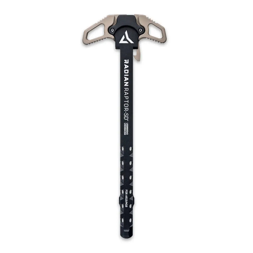 Radian Weapons Charging Handles/bolt Knobs Raptor Sd Ar-15 Handle Fde Ambi Buy at Faith and Freedom Outdoors