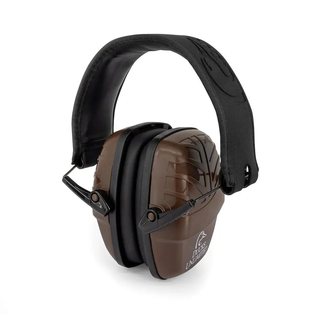 Radians Ear Muffs Ducks Unlimited Low Profile Passive 23db Brown Buy at Faith and Freedom Outdoors