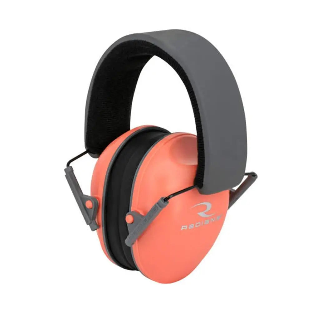 Radians Ear Muffs Lowset Passive Muff 21db Coral/charcoal Buy at Faith and Freedom Outdoors