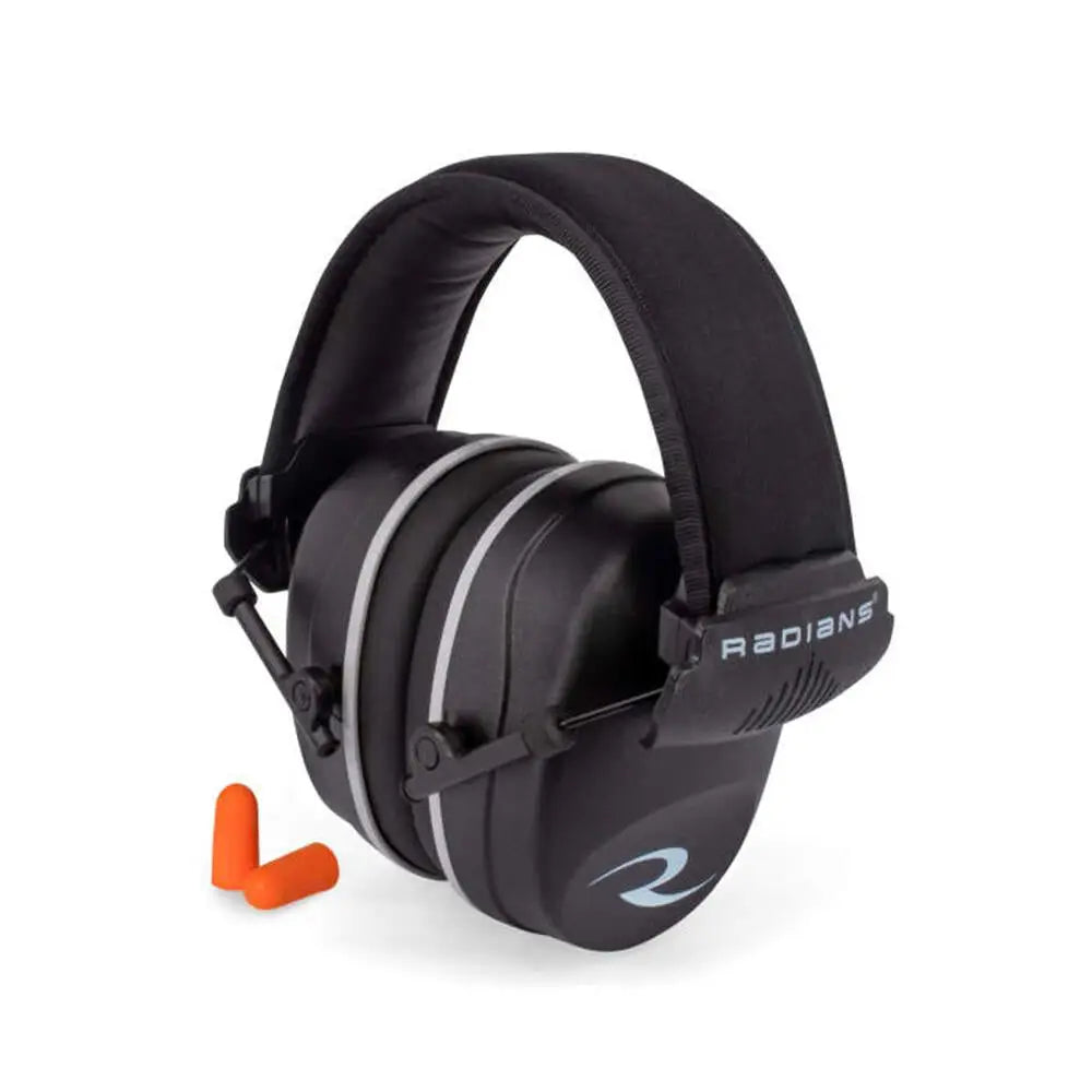 Radians Ear Muffs R2500 Passive Earmuff 37db Black with 2 Plugs Buy at Faith and Freedom Outdoors