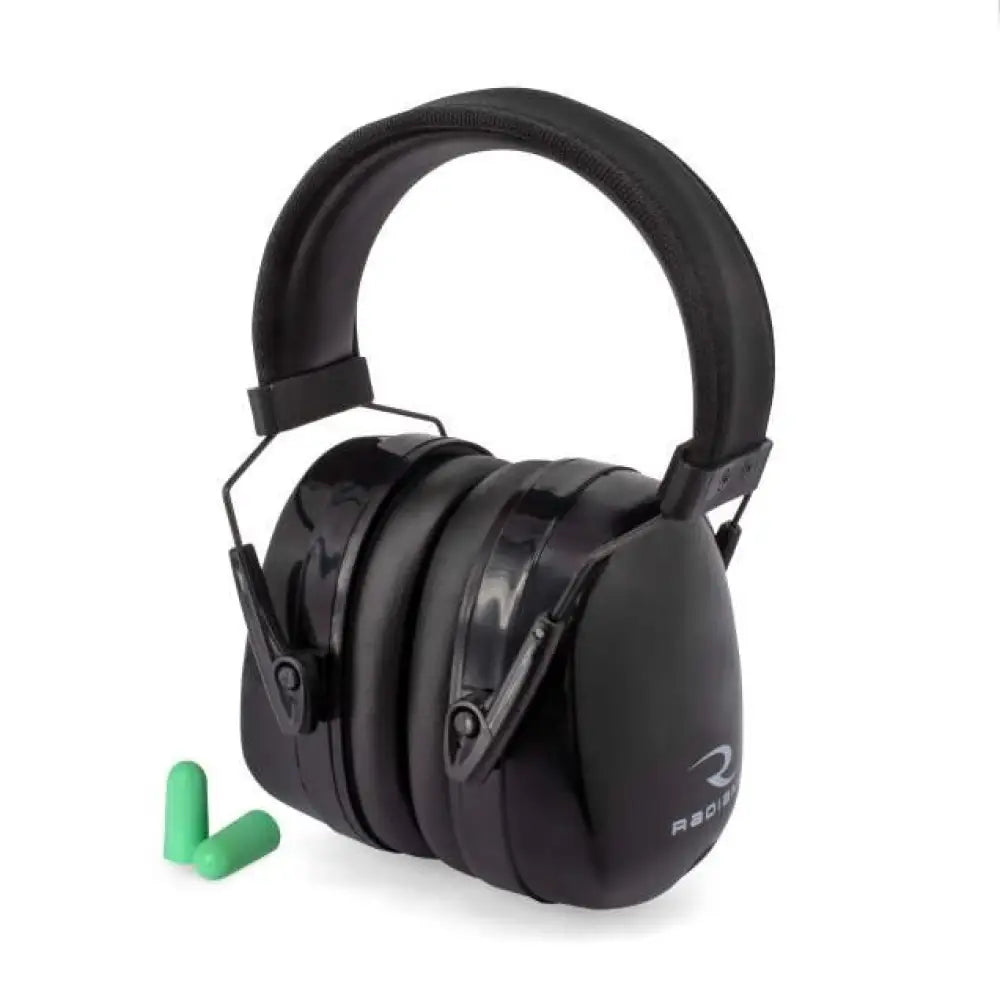 Radians Ear Plugs Maximus Passive Muffs 28db Black with Green 33db Buy at Faith and Freedom Outdoors