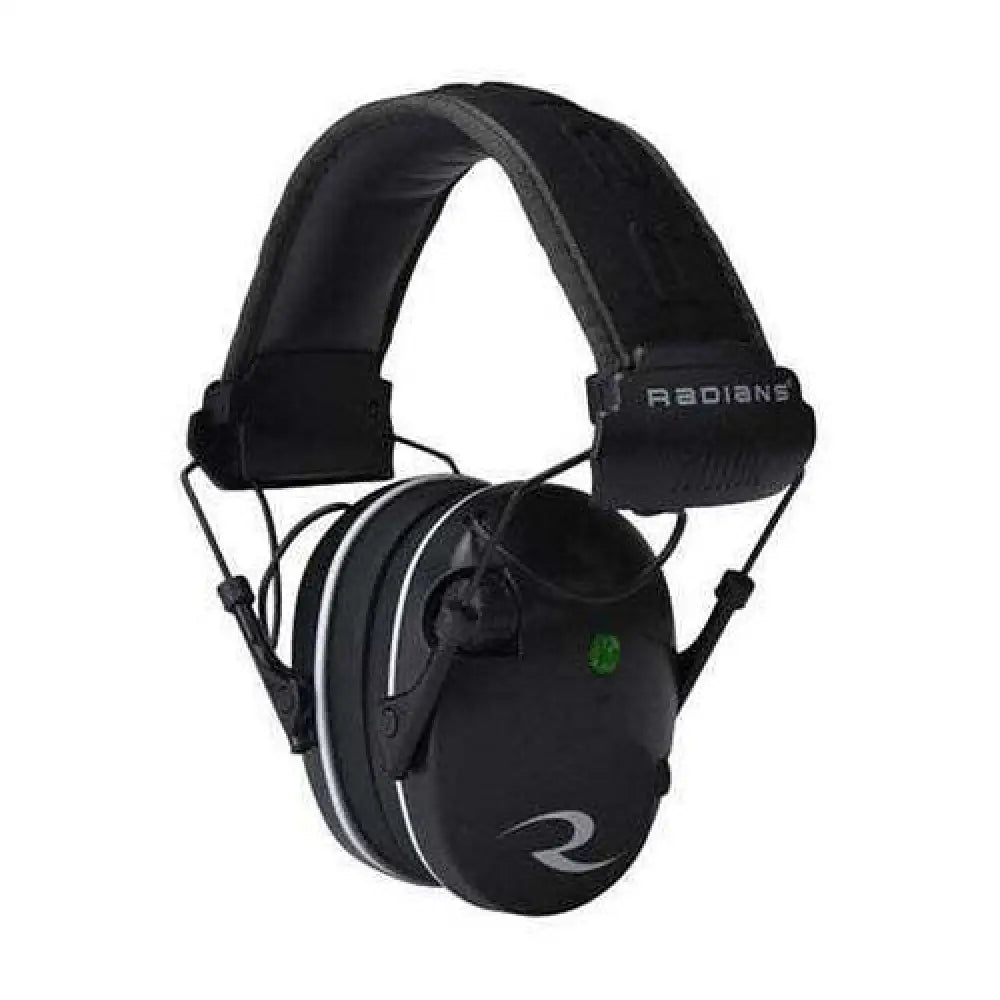 Radians R3200 Dual Mic Electronic Earmuff Black/gray Finish R3200ecs