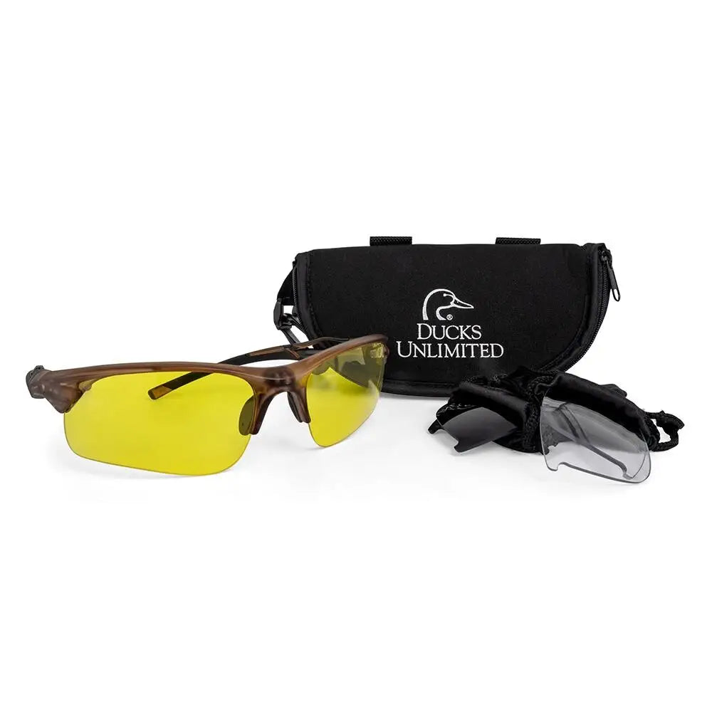 Radians Shooting Glasses Ducks Unlimited Interchangeable Lens Kit Clear/smoke/amber Lenses Buy at Faith and Freedom