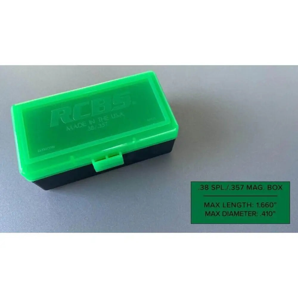 Rcbs Ammo Boxes Impact Resistant Box.38 Special/.357 Mag Buy at Faith and Freedom Outdoors