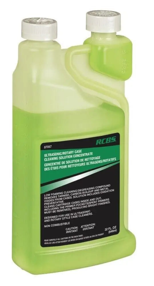 Rcbs Muzzleloader Cleaning & Accessories Ultrasonic/rotary Case Cleaning Solution Concentrate Buy at Faith and Freedom