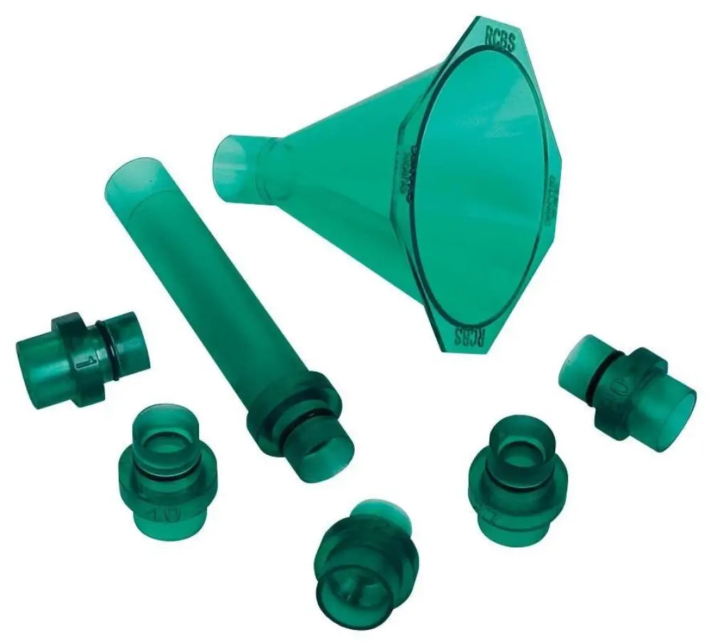 Rcbs Powder Measures Dispensers & Scales Quick Change Funnel Kit Buy at Faith and Freedom Outdoors