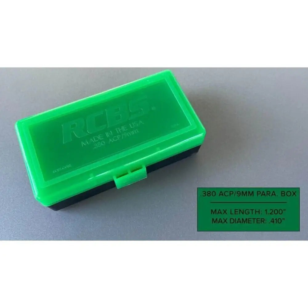 Rcbs Shooting|ammo Boxes Impact Resistant Ammo Box.380 Acp Buy at Faith and Freedom Outdoors