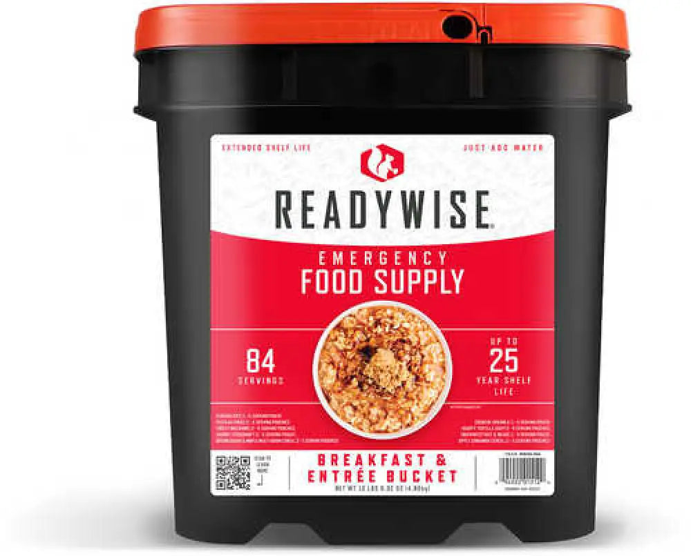 Readywise Rw10184 Meals Ready to Eat Freeze Dried Entrees 84 Servings Per Bucket - 1184