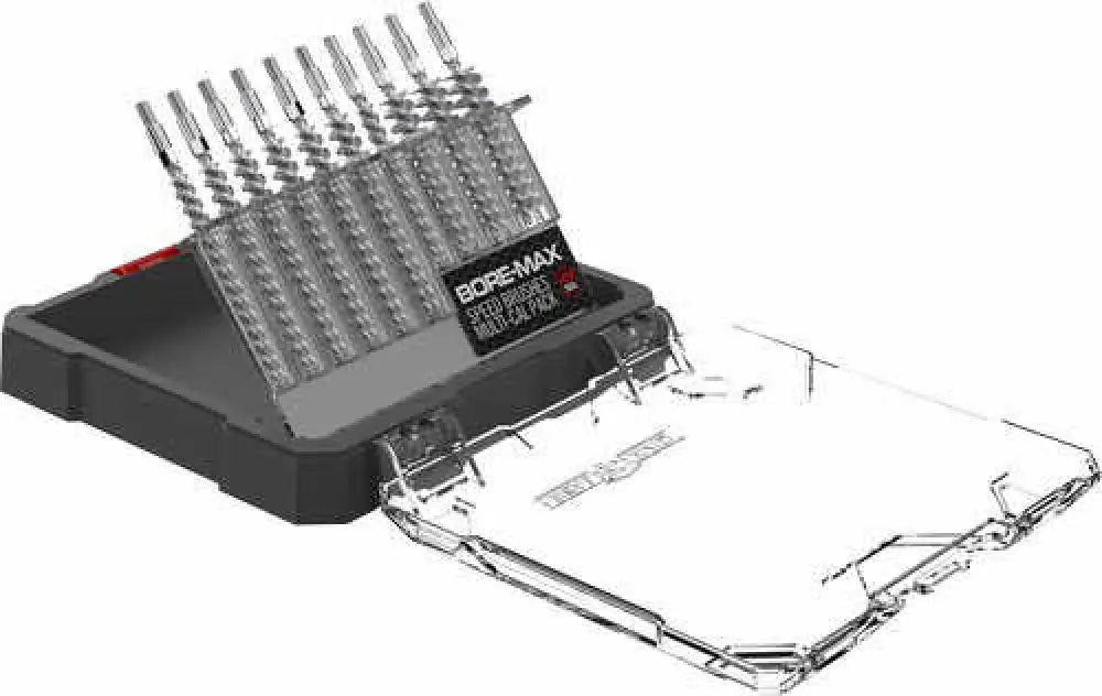 Real Avid Avbmsbs Bore-max Speed Brush Set Multi-caliber Nickel-plated