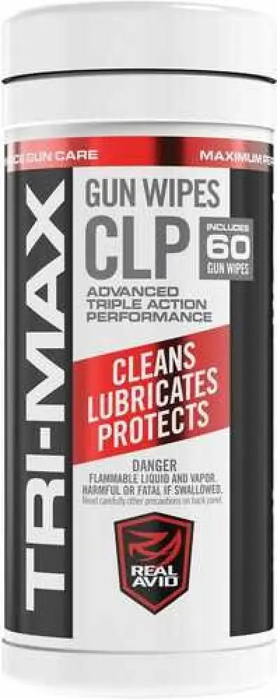 Real Avid Avclpw-c60 Tri-max Clp Gun Wipes-canister - Avclpw-c60