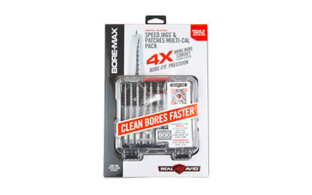 Real Avid Bore-max Spd Jags/patches Buy at Faith and Freedom Outdoors - Cleaning Hardware & Components - Bore Cleaner