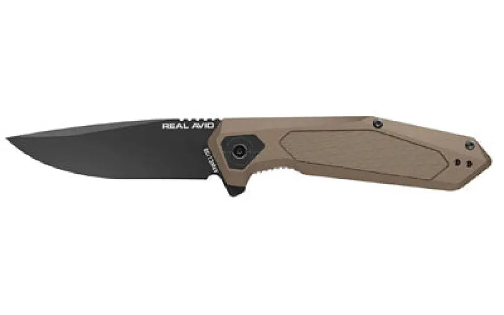 Real Avid Born Ready Tan Assisted Buy at Faith and Freedom Outdoors - Folding Knives - Knife