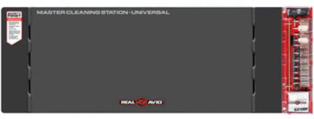 Real Avid Master Cleaning Station Universal Kit Cleans Handguns Rifles Shotguns Deluxe Gun Mat with Set of - Avmcs-u