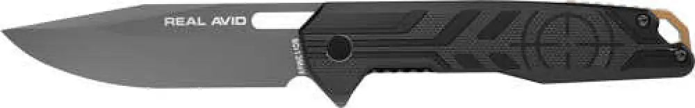 Real Avid Rav-6 Knife Assisted Folding 3.25’’ Blade Gray Alum. - Avrav7