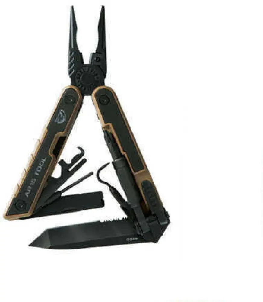Real Avid/revo Avar15t Ar15 Multi-purpose Tool 3.25’’ 440c Stainless Tanto Black G10
