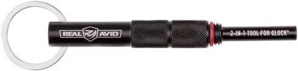 Real Avid Tool 2-in-1 for Glock 3mm Armorers Pin Punch 3/16’’ Hex Nut Driver Black Finish Avglock21