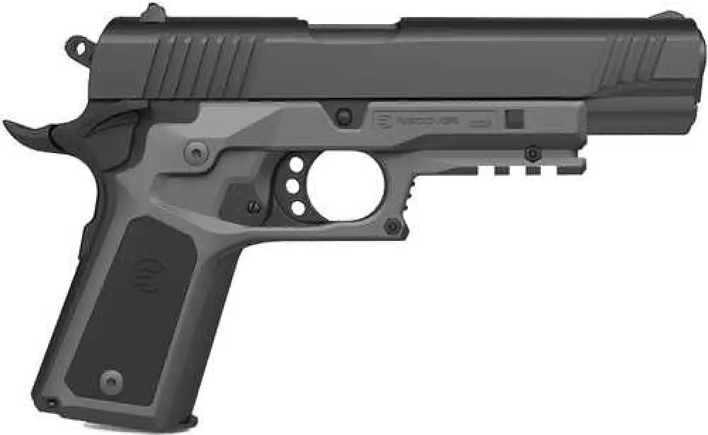 Recover Tactical Frame Grip Gray Polymer with Interchangeable Black & Panels for Standard 191 - Cc3p-0401