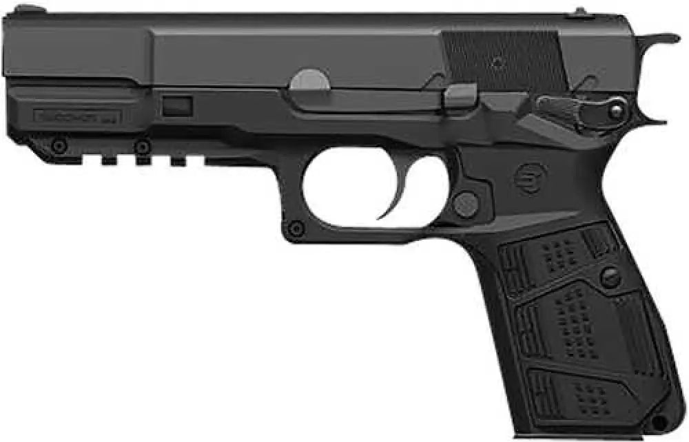 Recover Tactical Grip & Rail System Black Polymer Picatinny for Browning Hi-power - Hpc-01