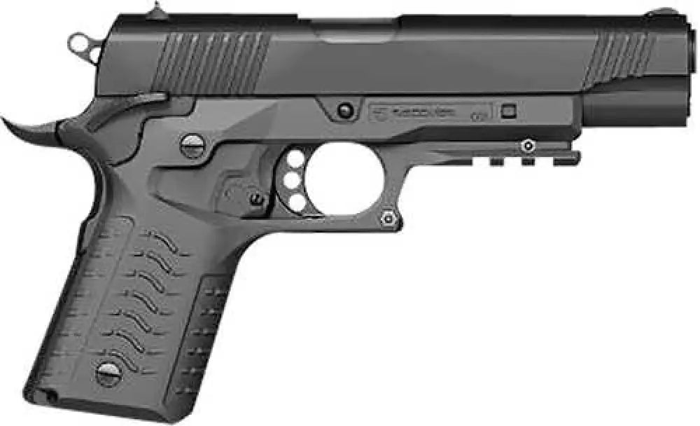 Recover Tactical Grip & Rail System Gray Polymer Picatinny for Standard Frame 1911 - Cc3h-04