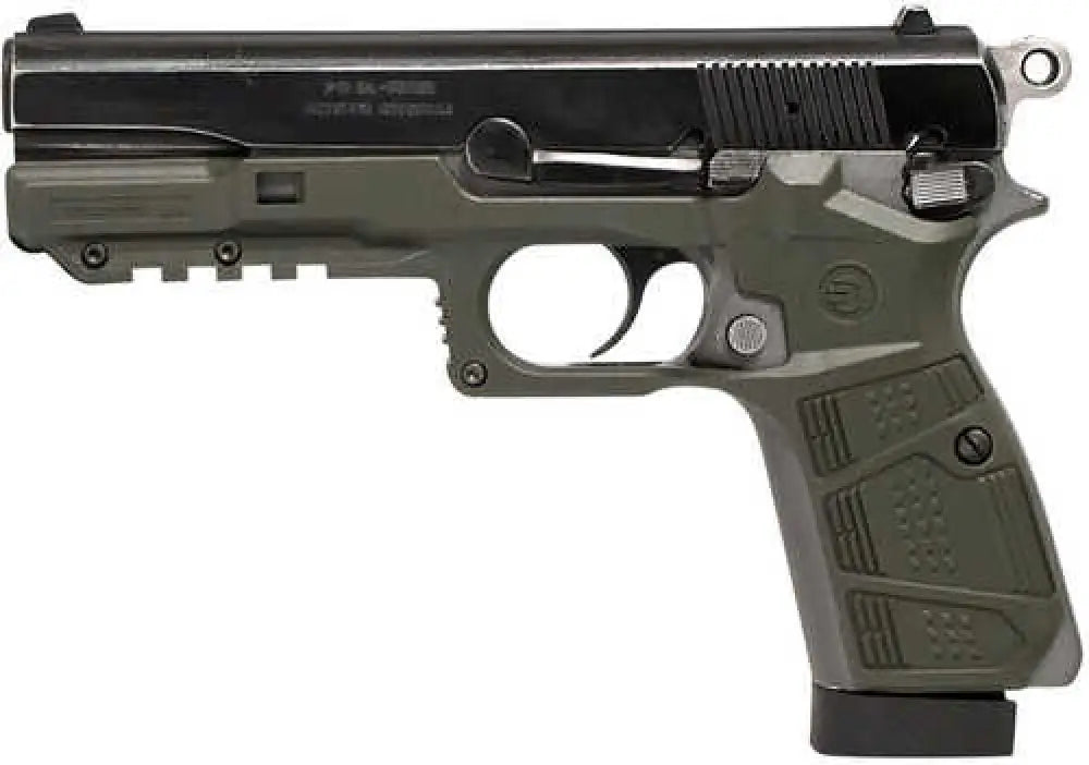 Recover Tactical Grip & Rail System Od Green Polymer Picatinny for Browning Hi-power - Hpc-03