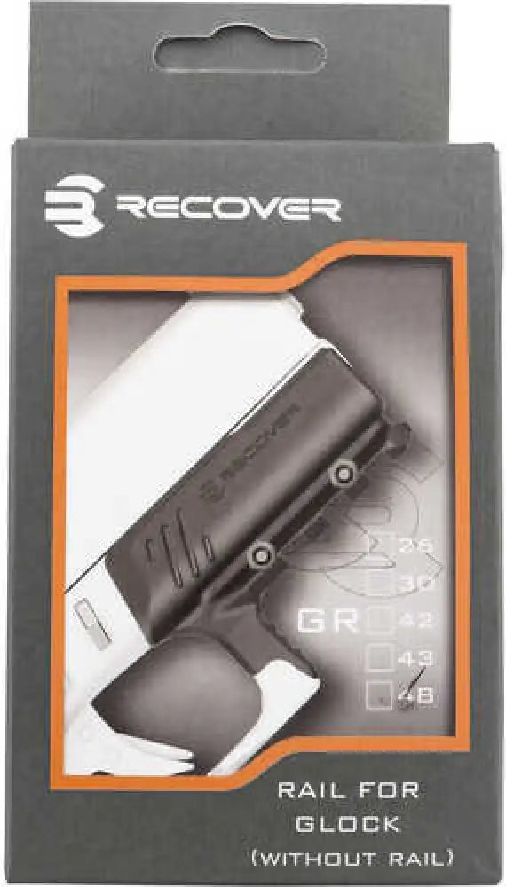 Recover Tactical Rail Adapter Black Polymer Full-size Picatinny for Glock 48 - Gr48-01