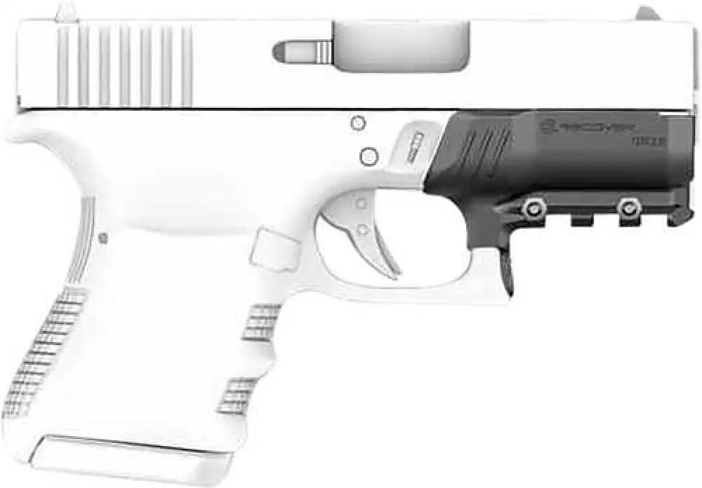 Recover Tactical Rail Adapter Black Polymer Picatinny for Glock 26 Gen 1-5 - Gr26-01