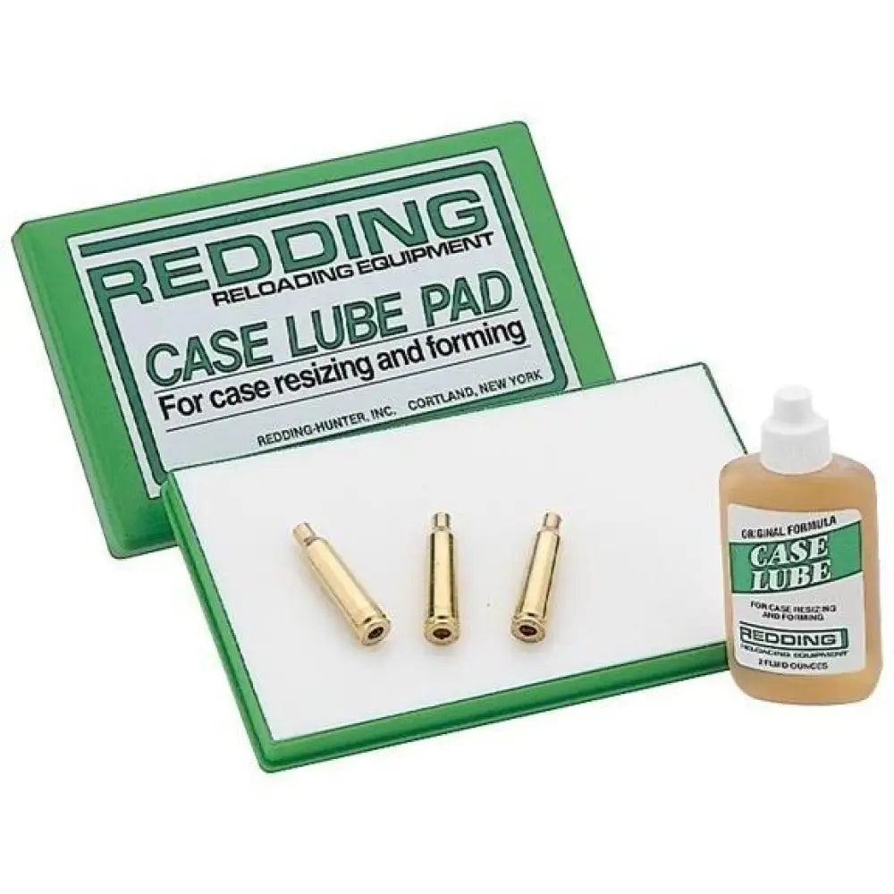 Redding Reloading Equipment Case Lubes Lube Kit (pad Type) Buy at Faith and Freedom Outdoors