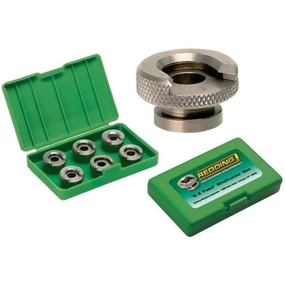 Redding Reloading Equipment Die Parts Shell Holders & Accessories E-z Feed Holder Set Buy at Faith and Freedom Outdoors