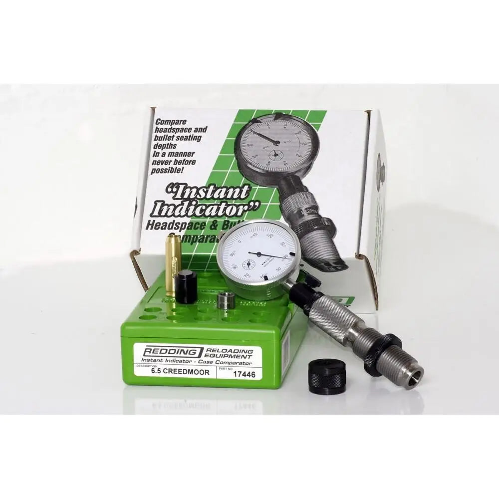 Redding Reloading Equipment Powder Measures Dispensers & Scales Instant Indicator Headspace and Bullet Comparator