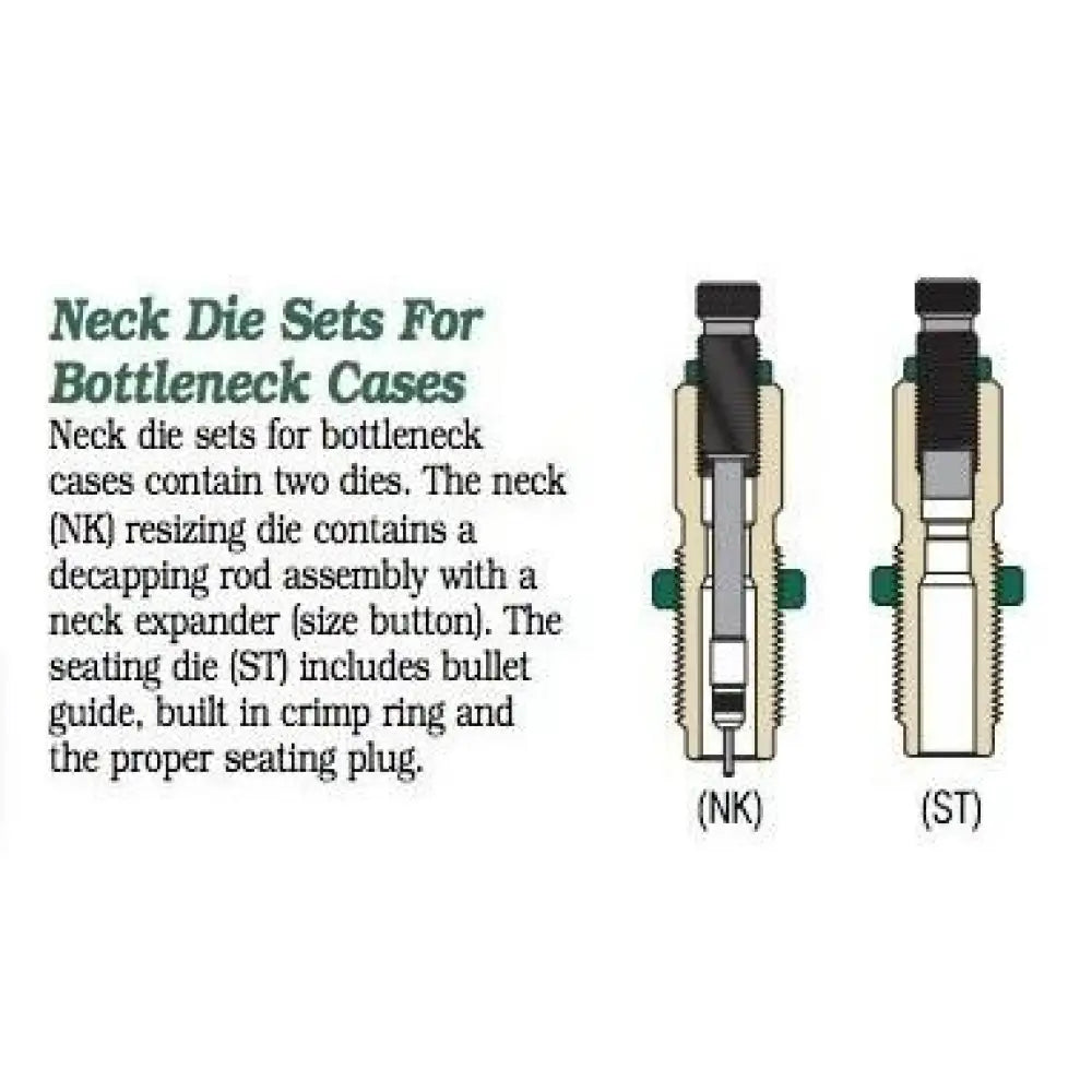 Redding Reloading Equipment Reloading|rifle Dies Neck Die Set for Bottleneck Cases.24 Nosler Buy at Faith and Freedom